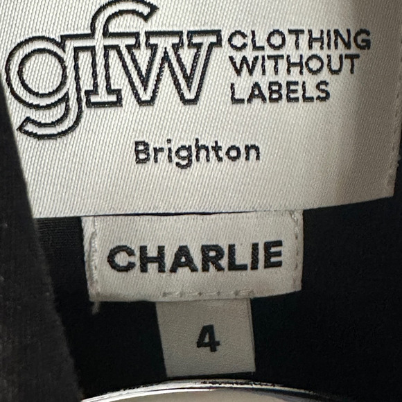 GFW Gender Neutral Charlie Button Up Shirt 4 Short Sleeve Pocket Cherries Black - Picture 10 of 10